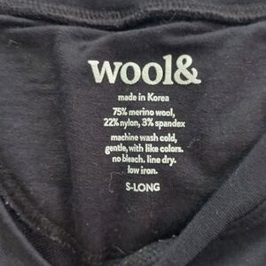 Wool& Black Merino Wool Top